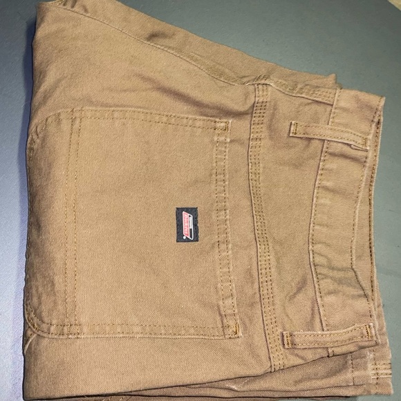 Men’s Relaxed Fit Straight Leg Heavyweight Duck Carpenter Pants, Brown Duck - Picture 14 of 14